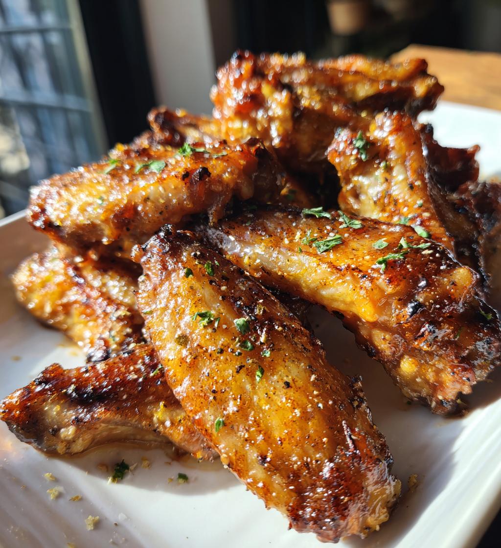 crispy lemon pepper wings