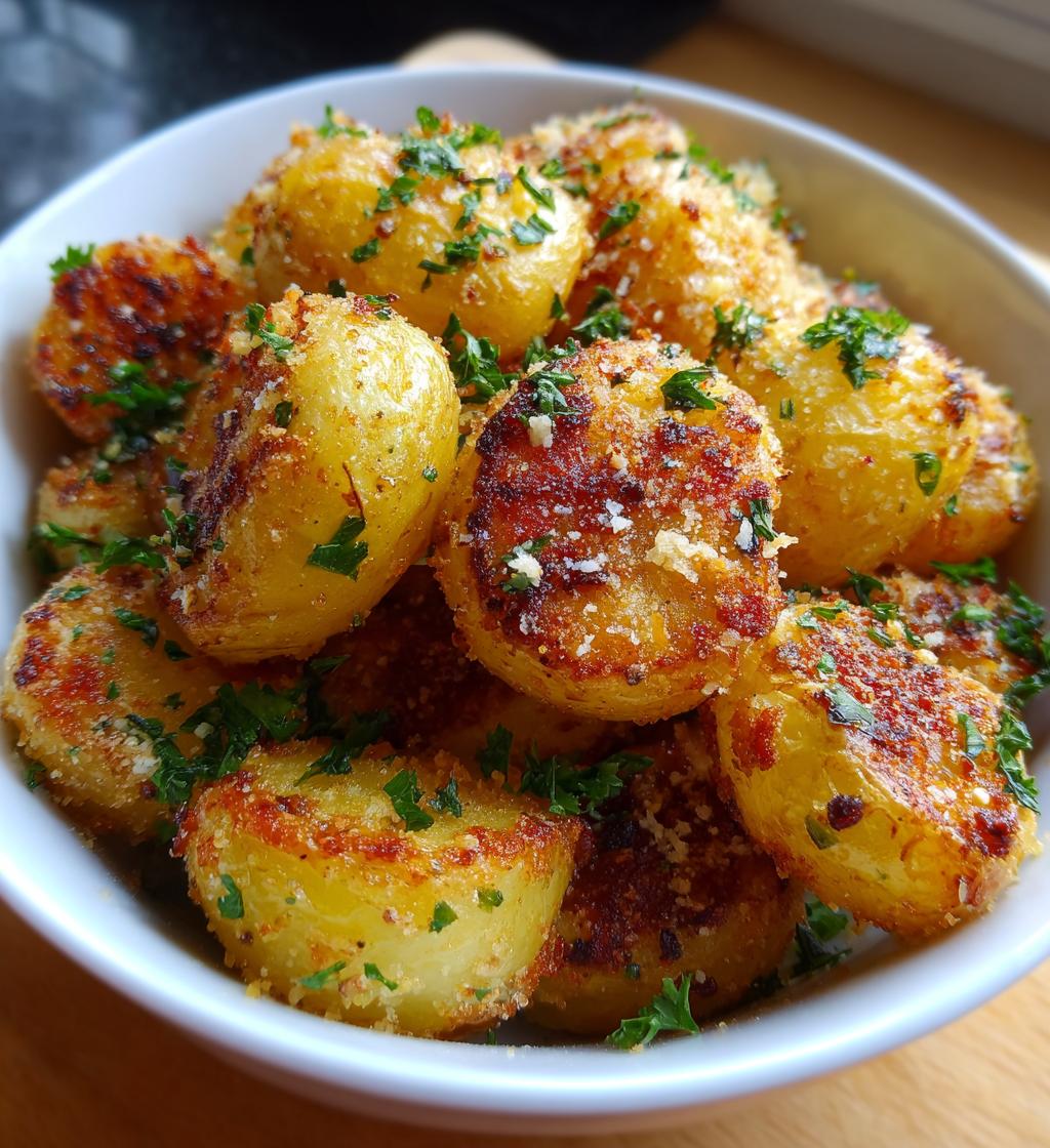 crispy parmesan potatoes