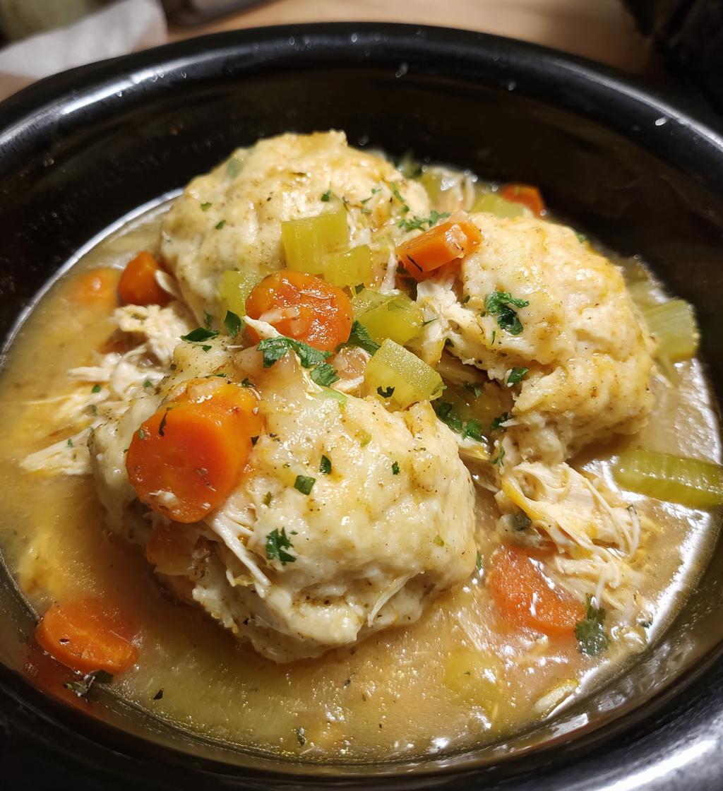 crockpot chicken and dumplings