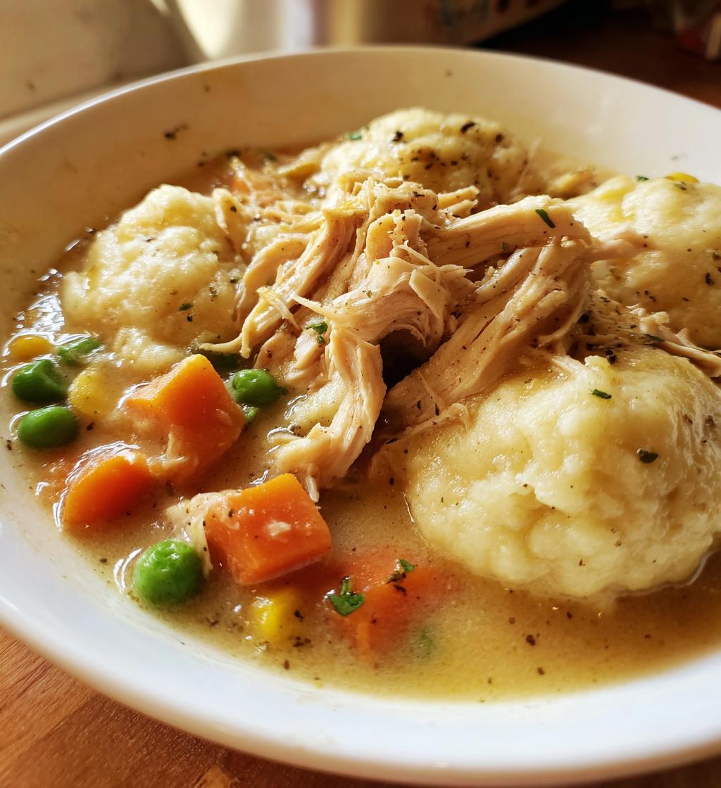 crockpot chicken and dumplings 2