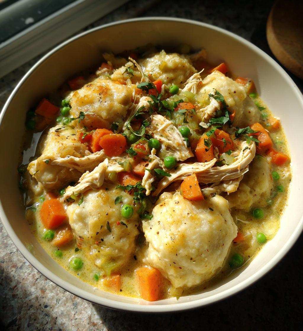 crockpot chicken and dumplings