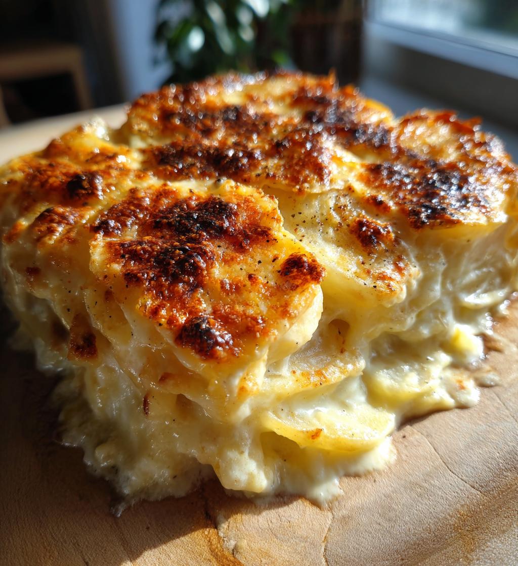 dads creamy cheesy au gratin potatoes