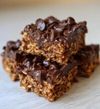 decadent oatmeal fudge bars