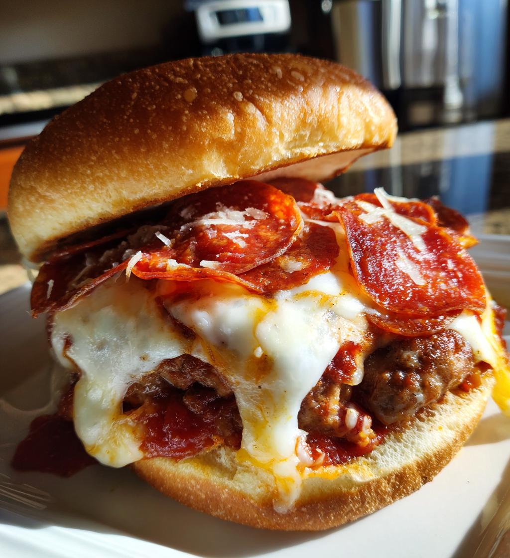 delicious crockpot pizza burgers recipe easy and juicy