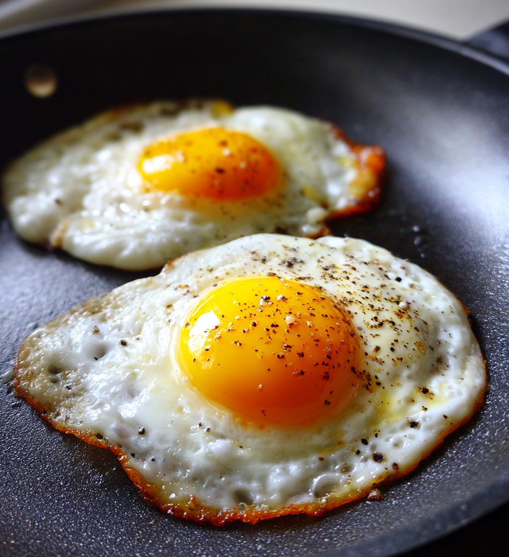 delicious sunny side up eggs recipe - detail 1