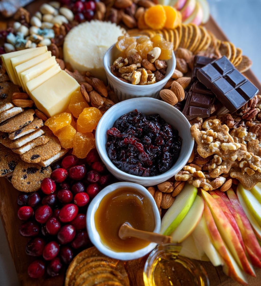 dessert charcuterie board thanksgiving