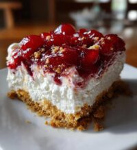 dreamy cherry cheesecake fluff
