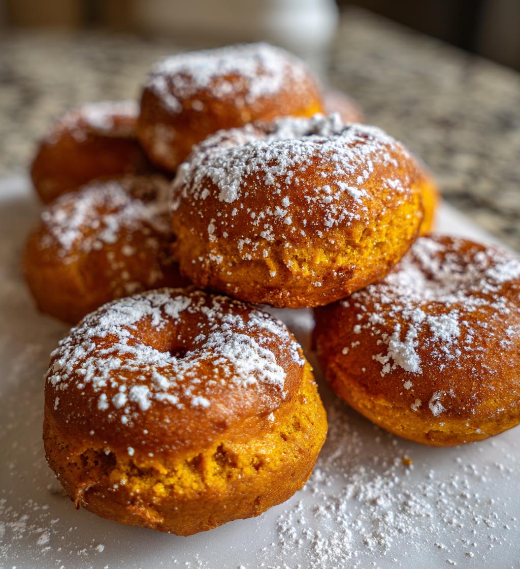 easy baked pumpkin spice donuts