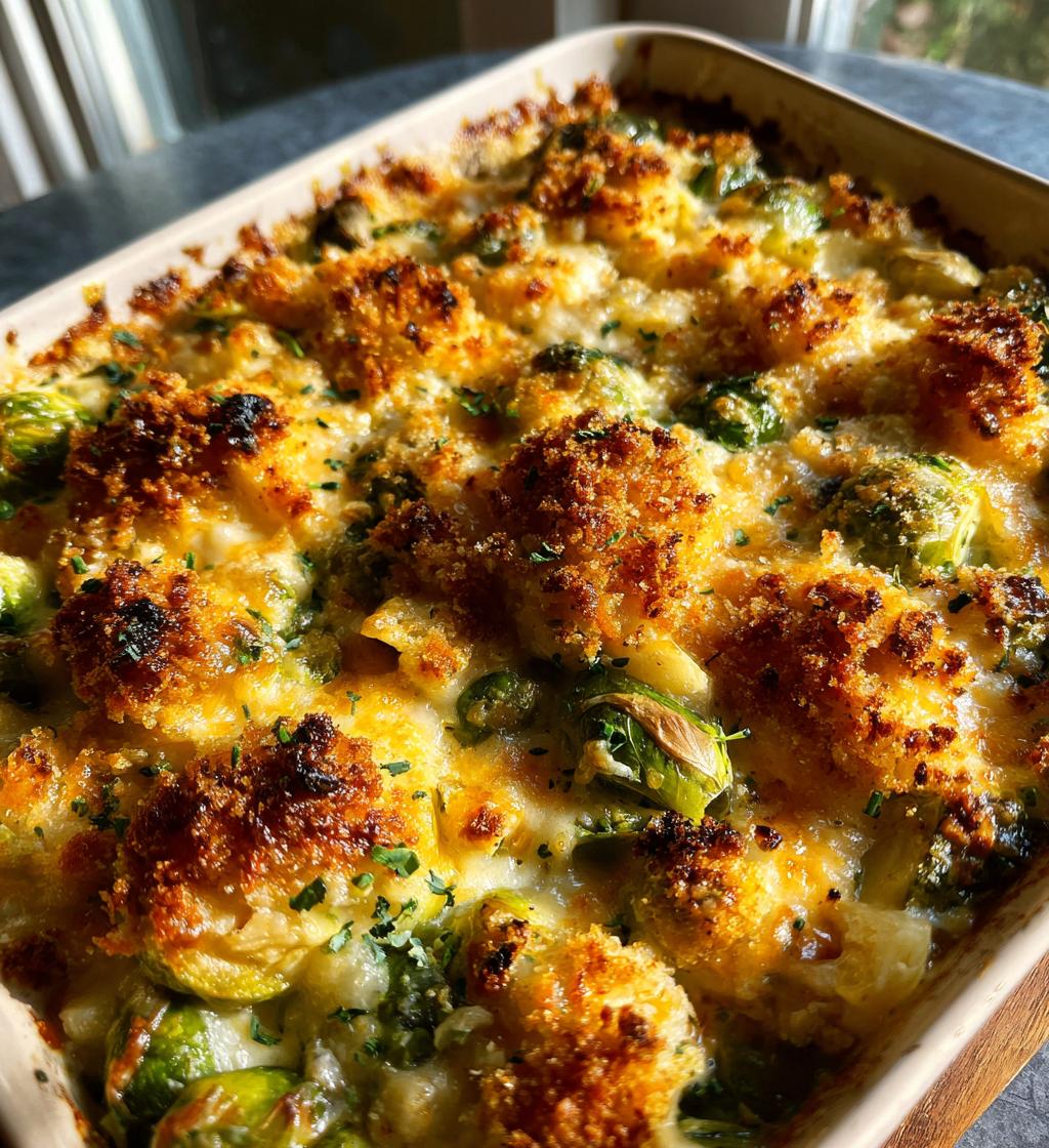 easy brussels sprouts casserole recipe