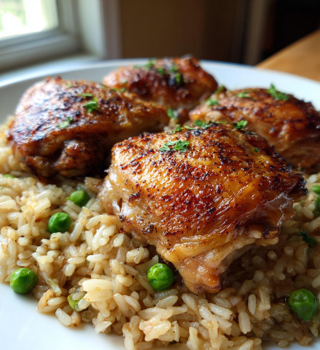 easy oven baked chicken and rice recipe