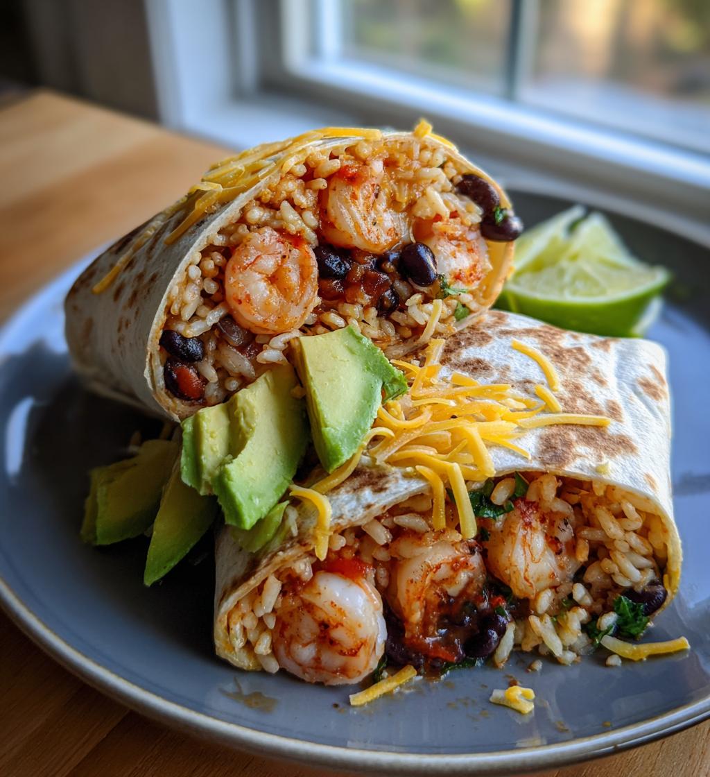 easy shrimp burrito recipe