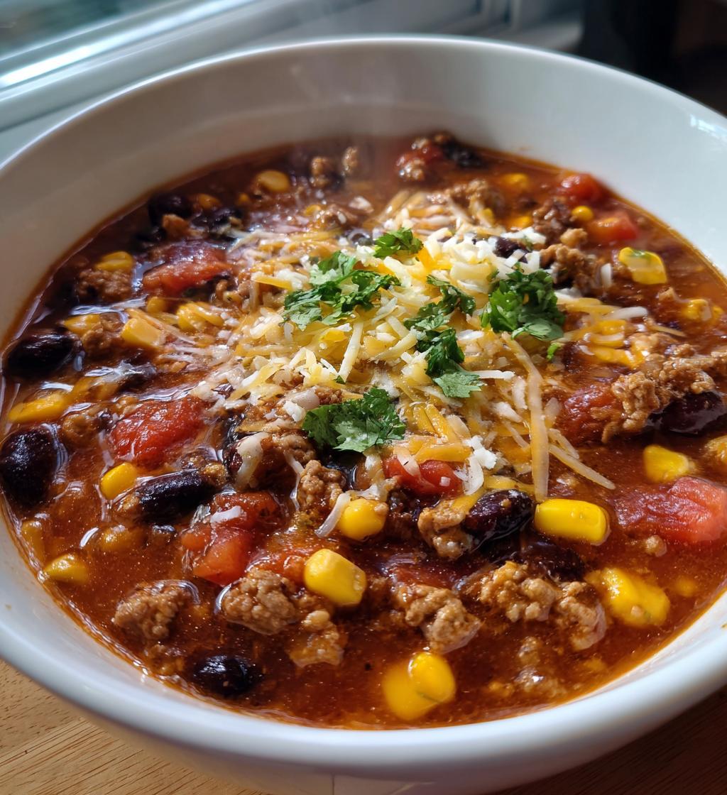 easy taco soup with ranch