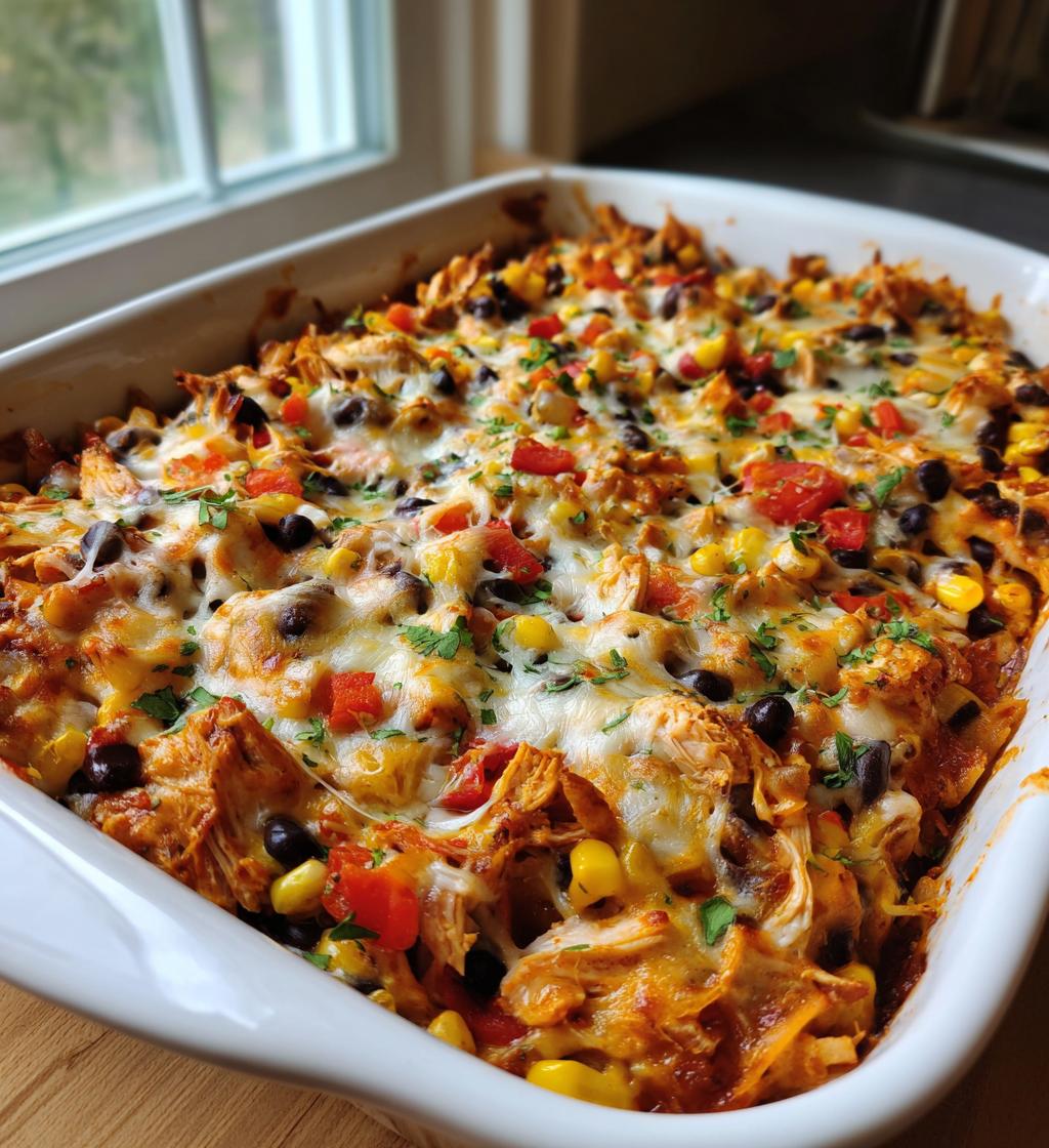 fiesta chicken casserole recipe