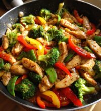 firecracker chicken stir fry
