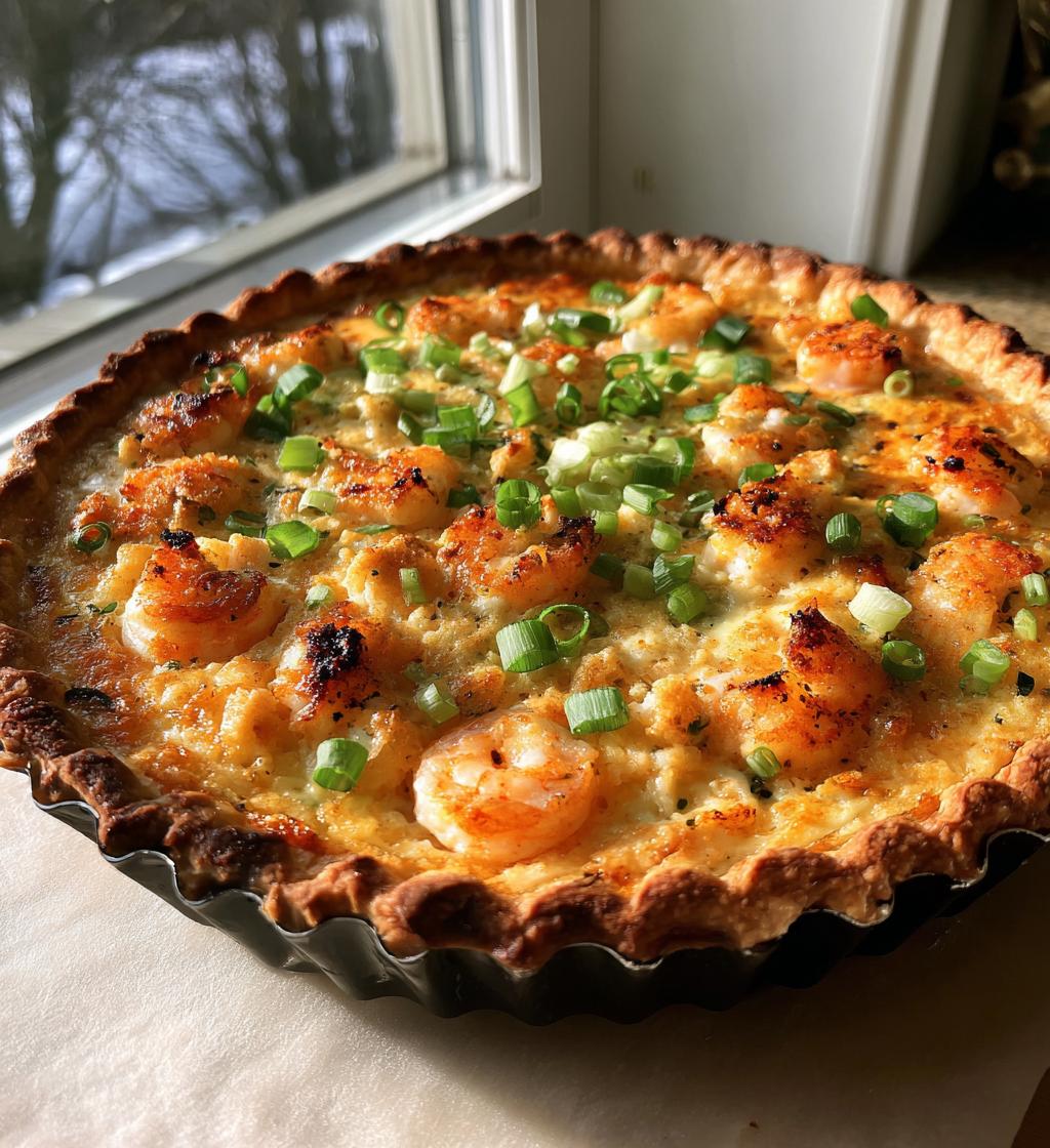 florida shrimp pie - detail 1