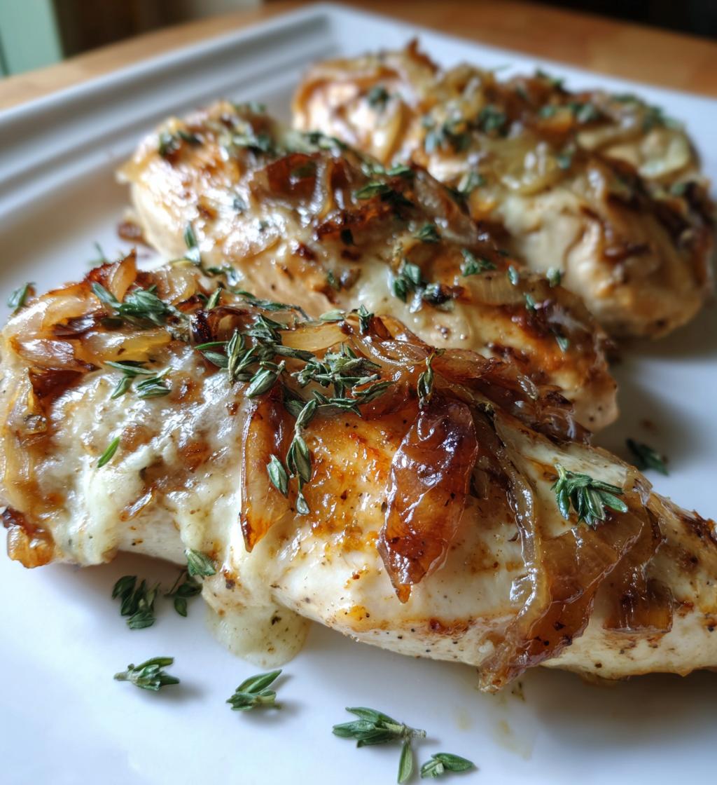 french onion chicken bake