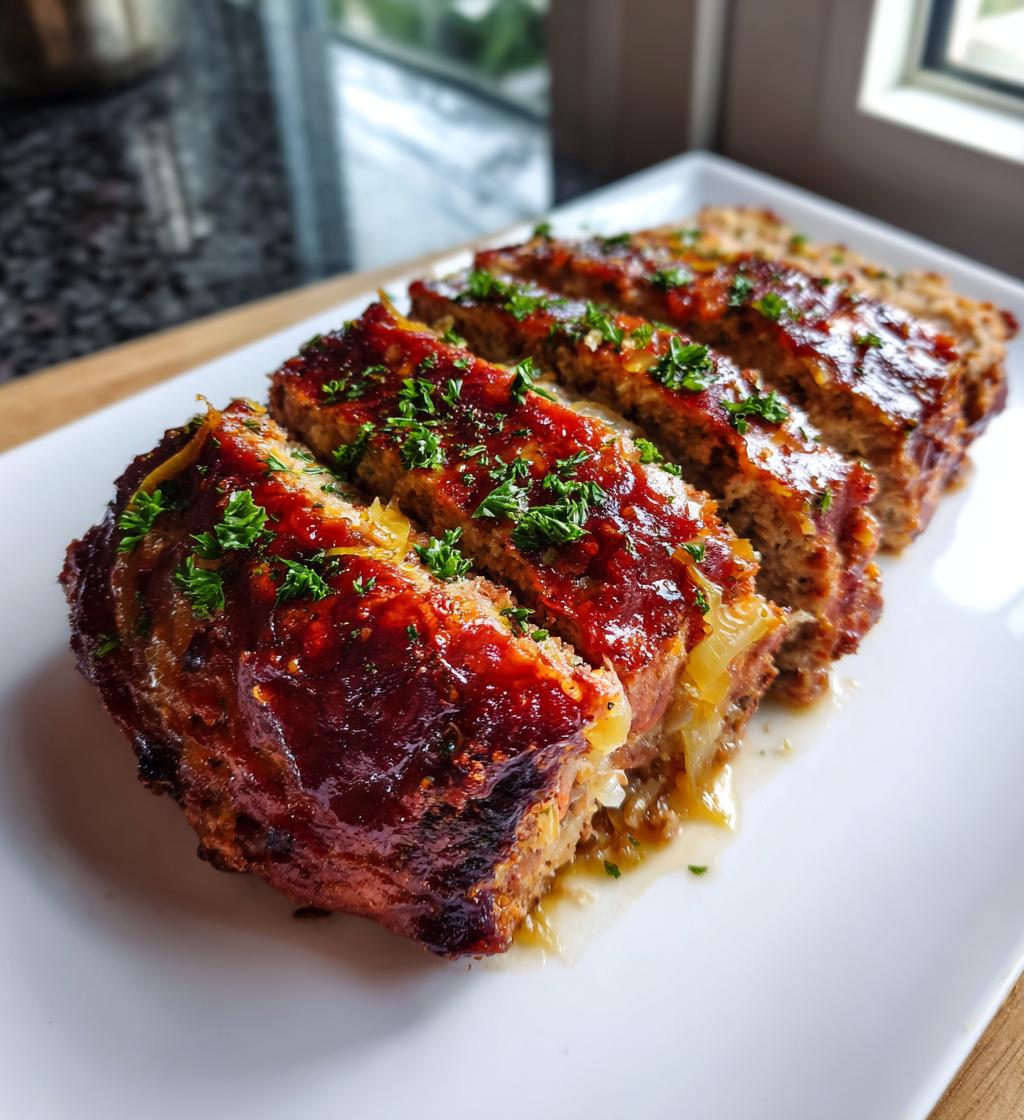 french onion meatloaf a delicious twist on a classic