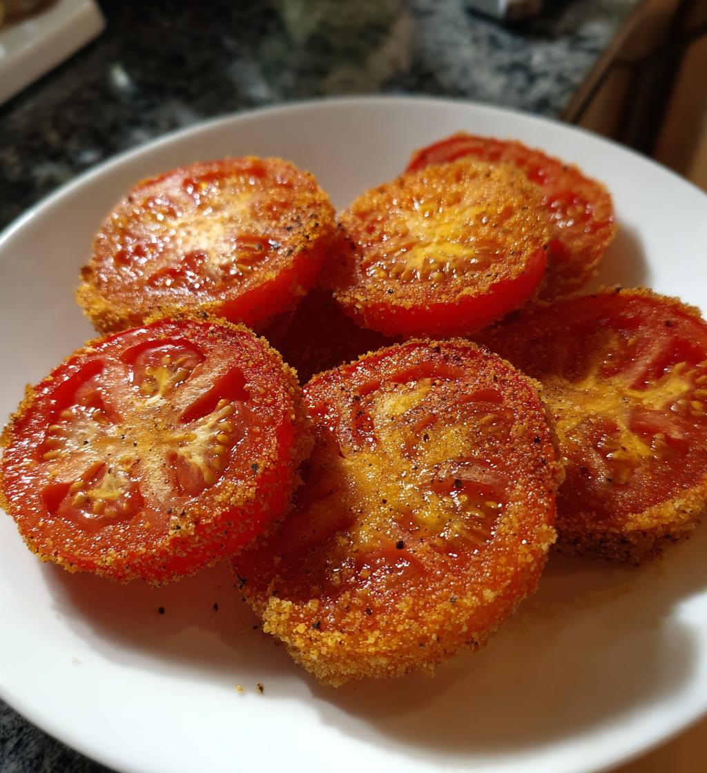 fried red tomatoes