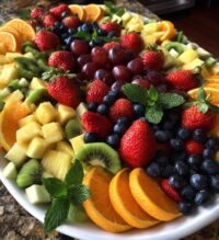 fruit platter thanksgiving