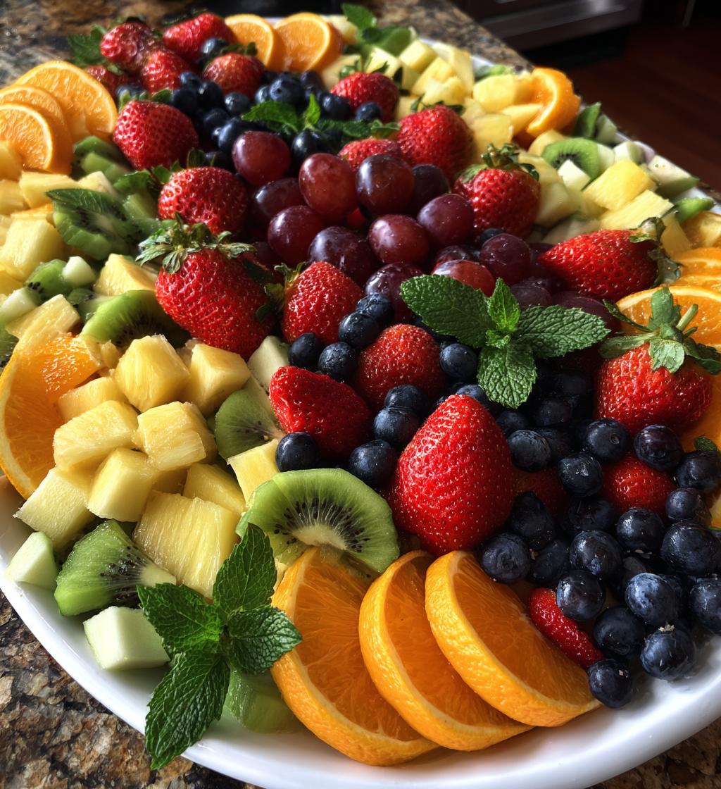 fruit platter thanksgiving