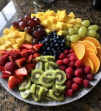 fruit tray for thanksgiving