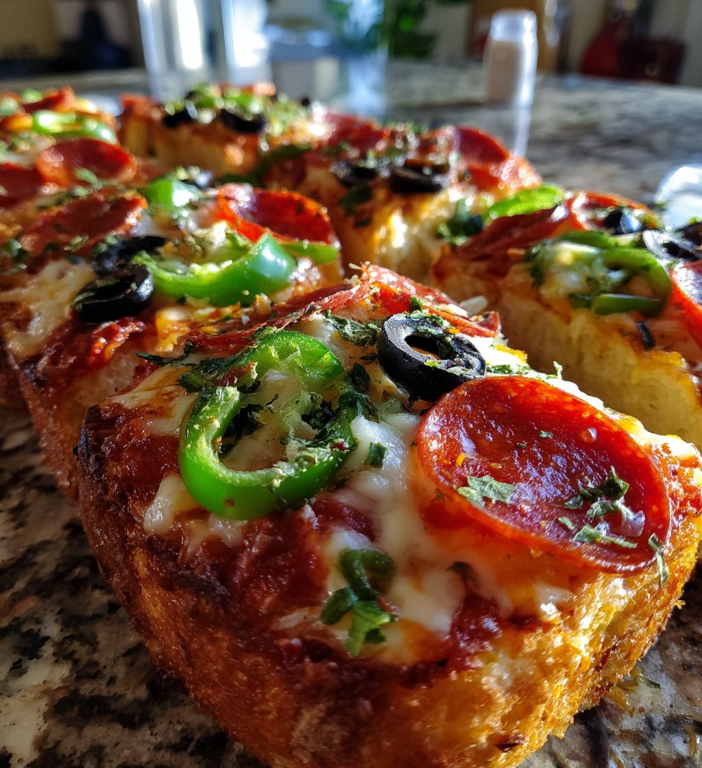 garlic bread pizza