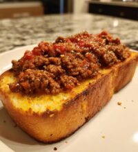 garlic toast sloppy joes