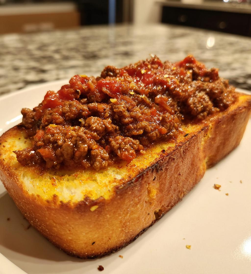 garlic toast sloppy joes