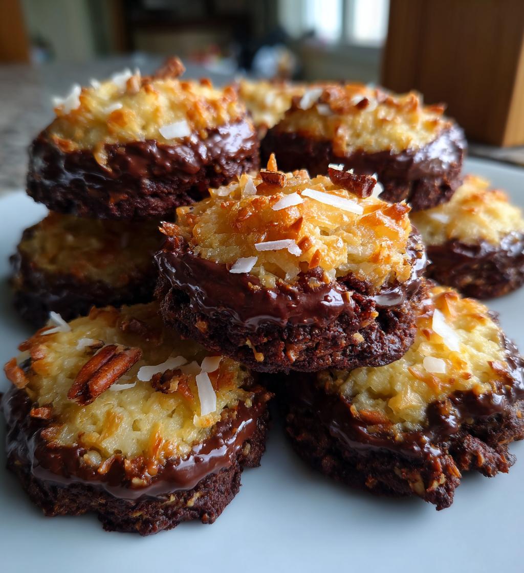 german chocolate cookies