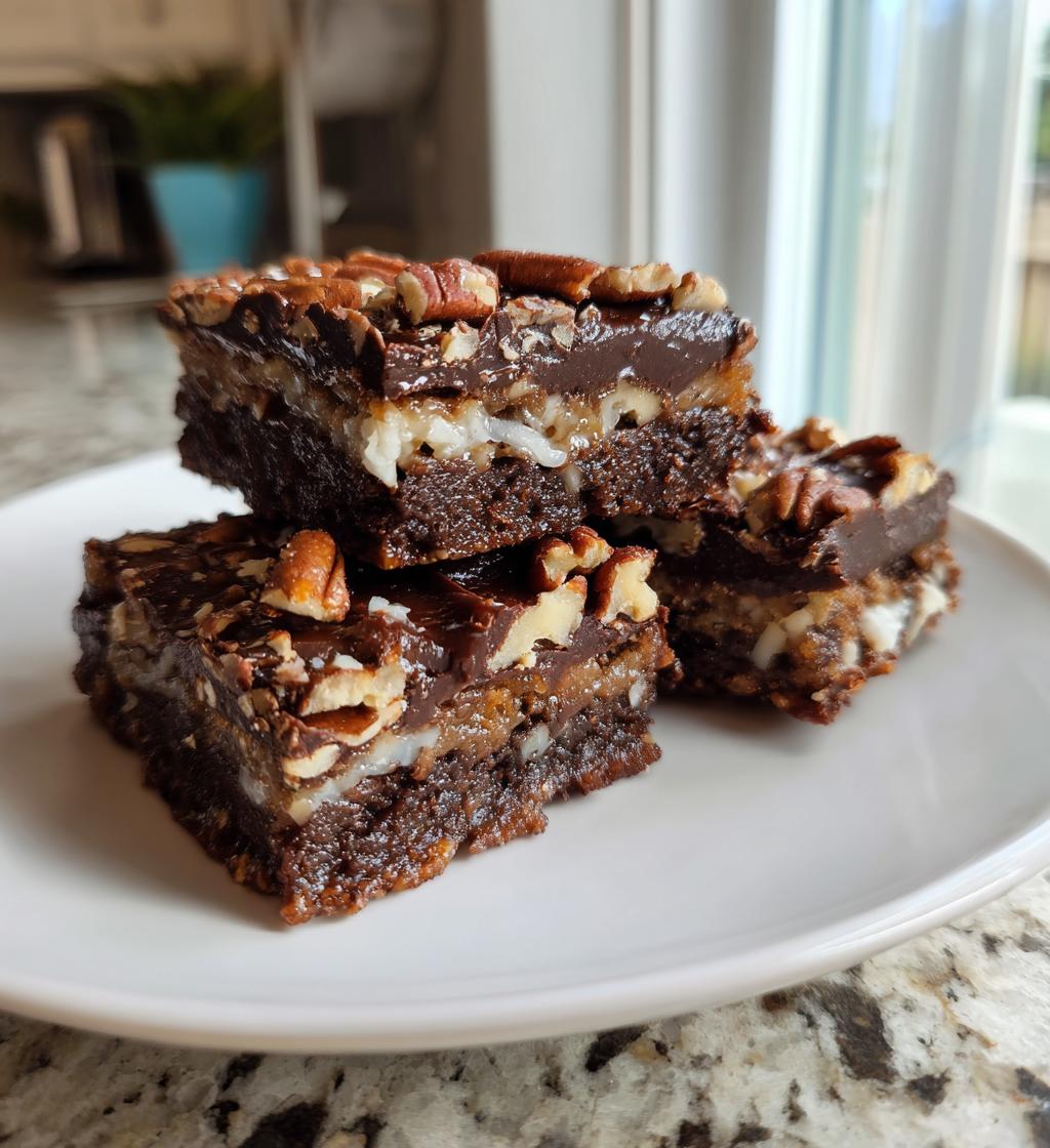 german chocolate pecan pie bars