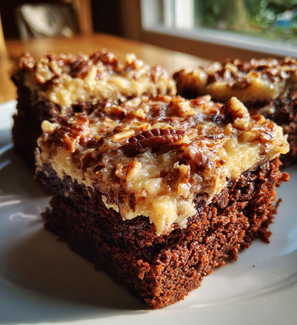 german chocolate sheet cake