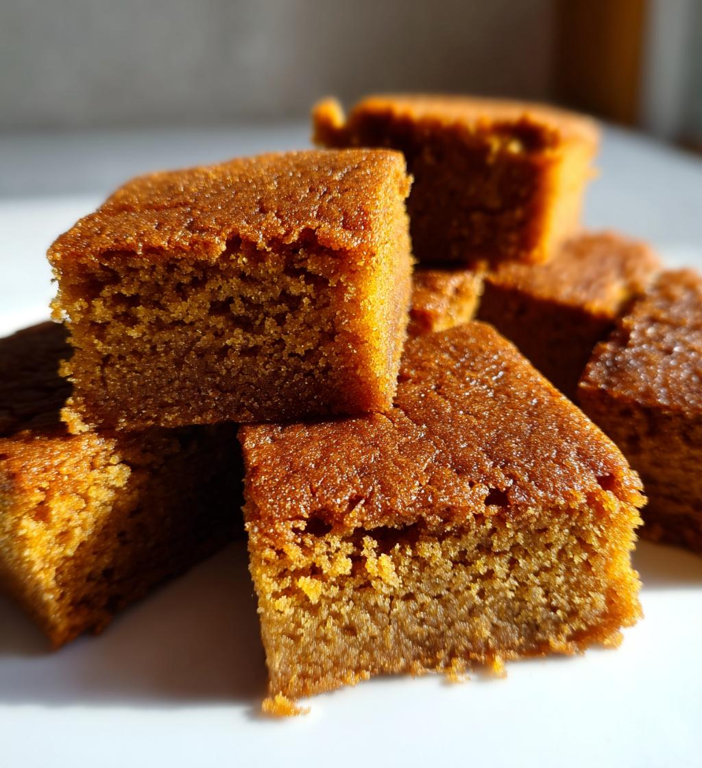 gingerbread cookie bars