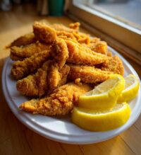 golden fried catfish