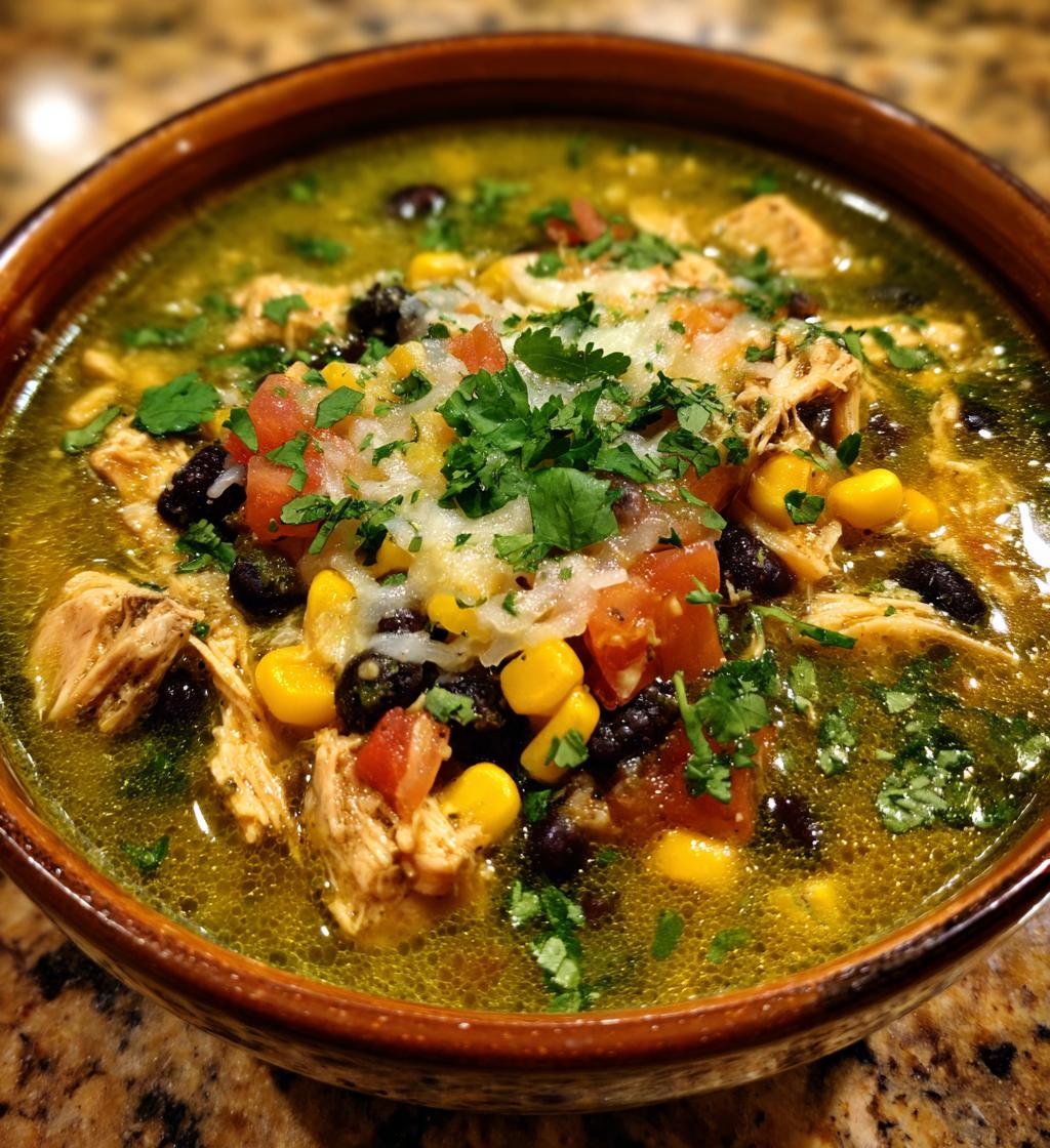 green enchiladas chicken soup