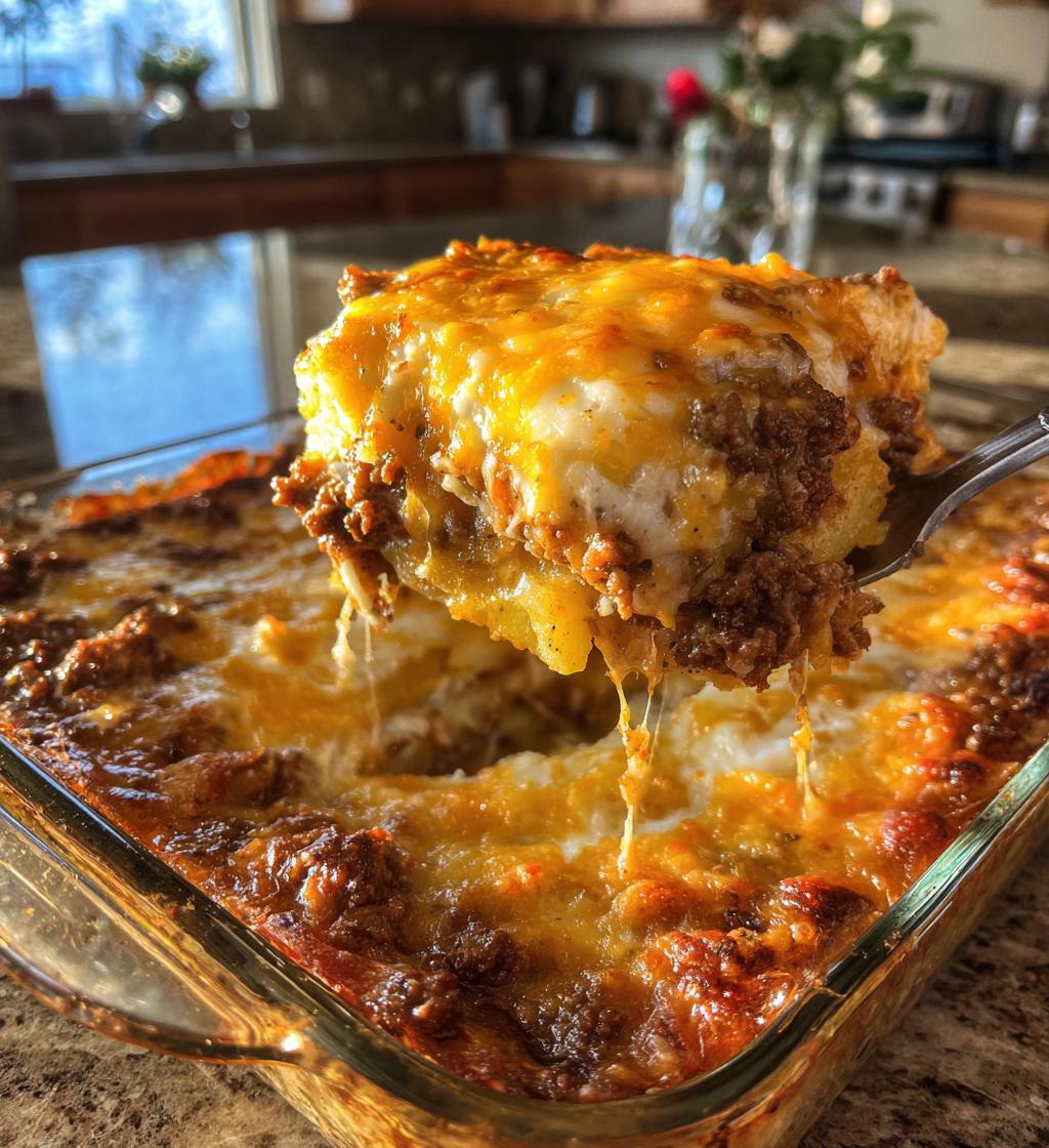 hamburger potato casserole