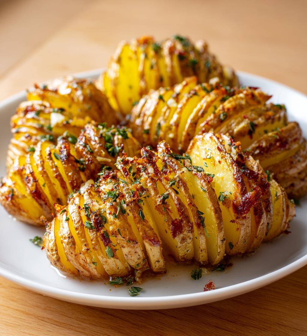 hasselback potatoes recipe