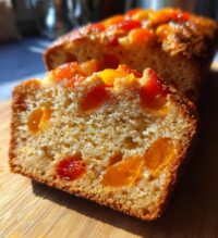 homemade apricot cake