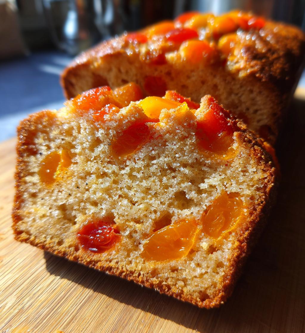 homemade apricot cake