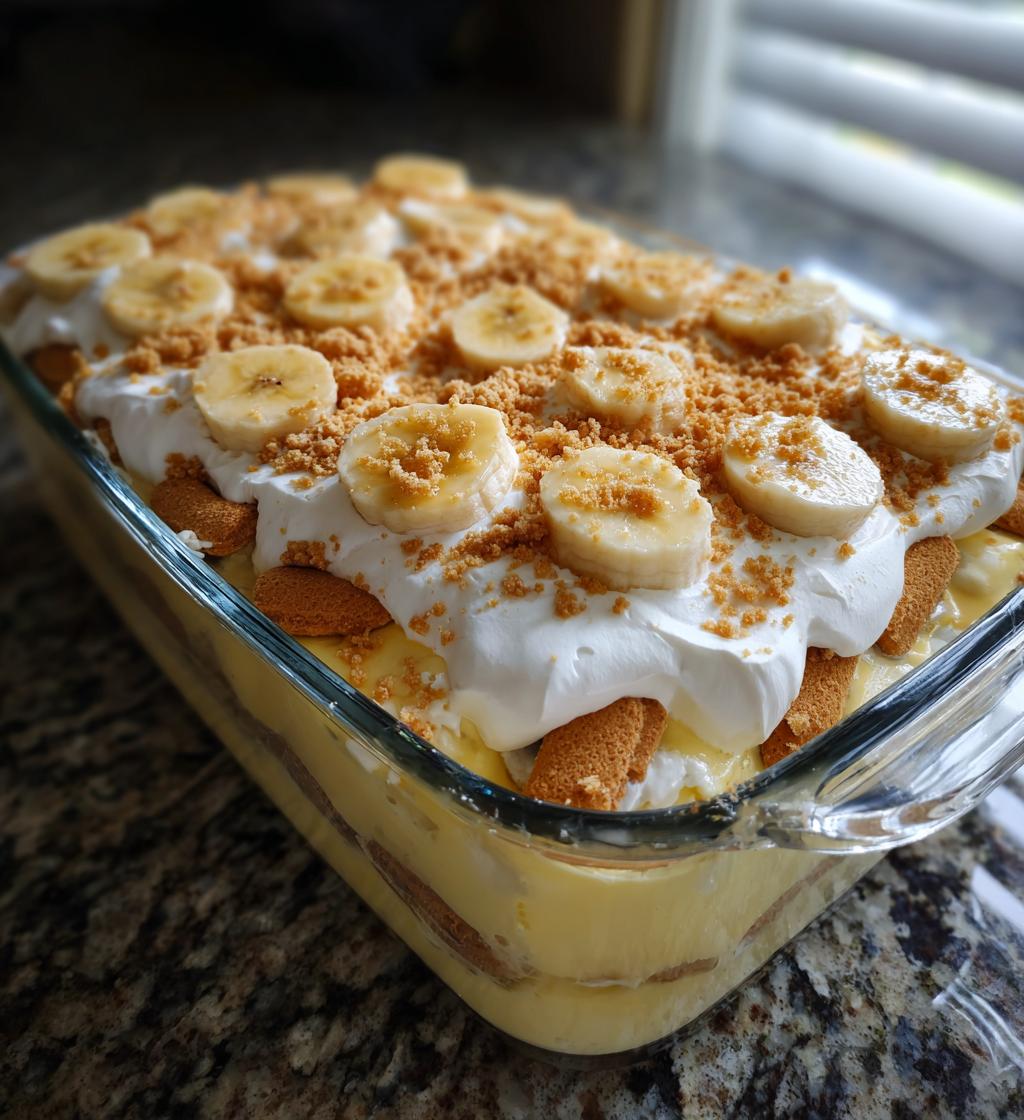 homemade banana pudding