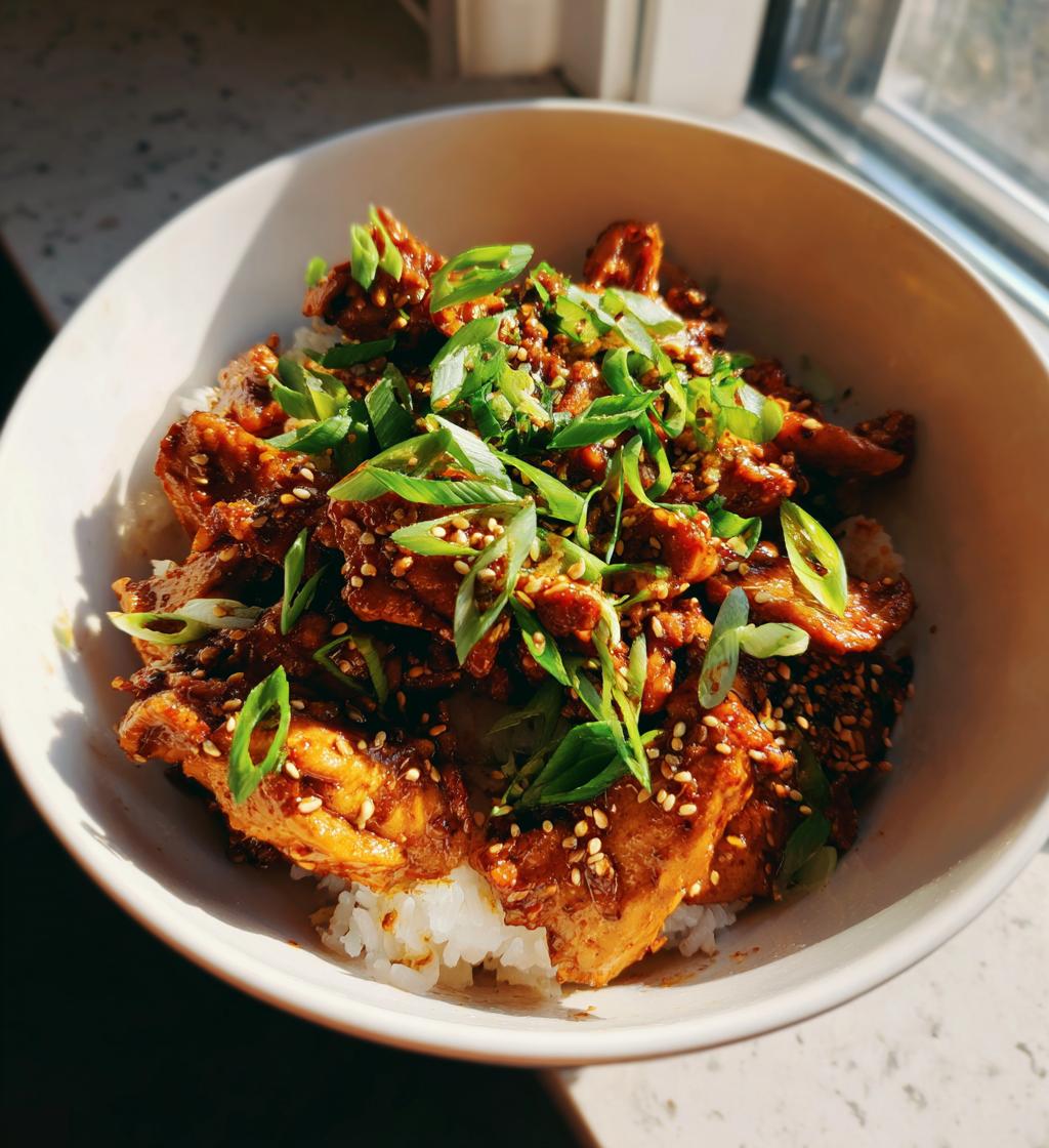 homemade chicken bulgogi