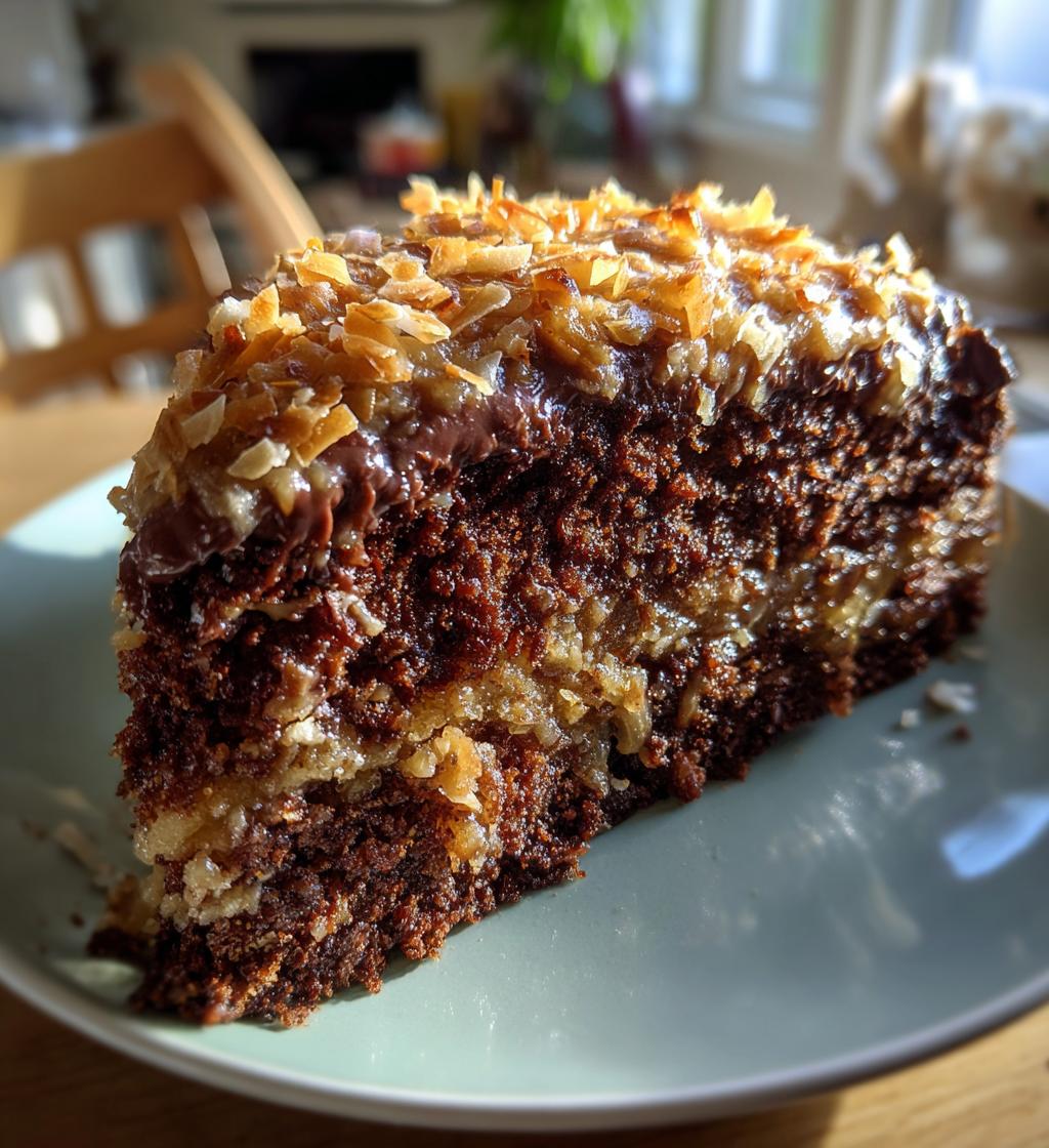 homemade german chocolate cake