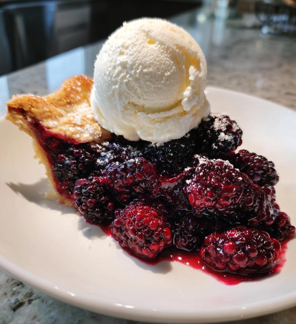 homemade kentucky blackberry cobbler