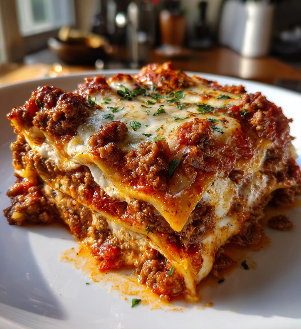 homemade lasagna