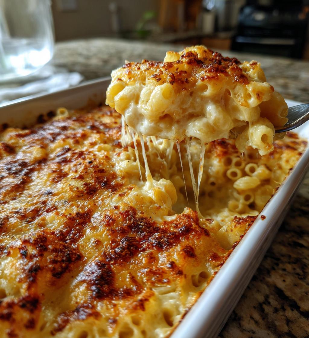 homemade mac and cheese - detail 1