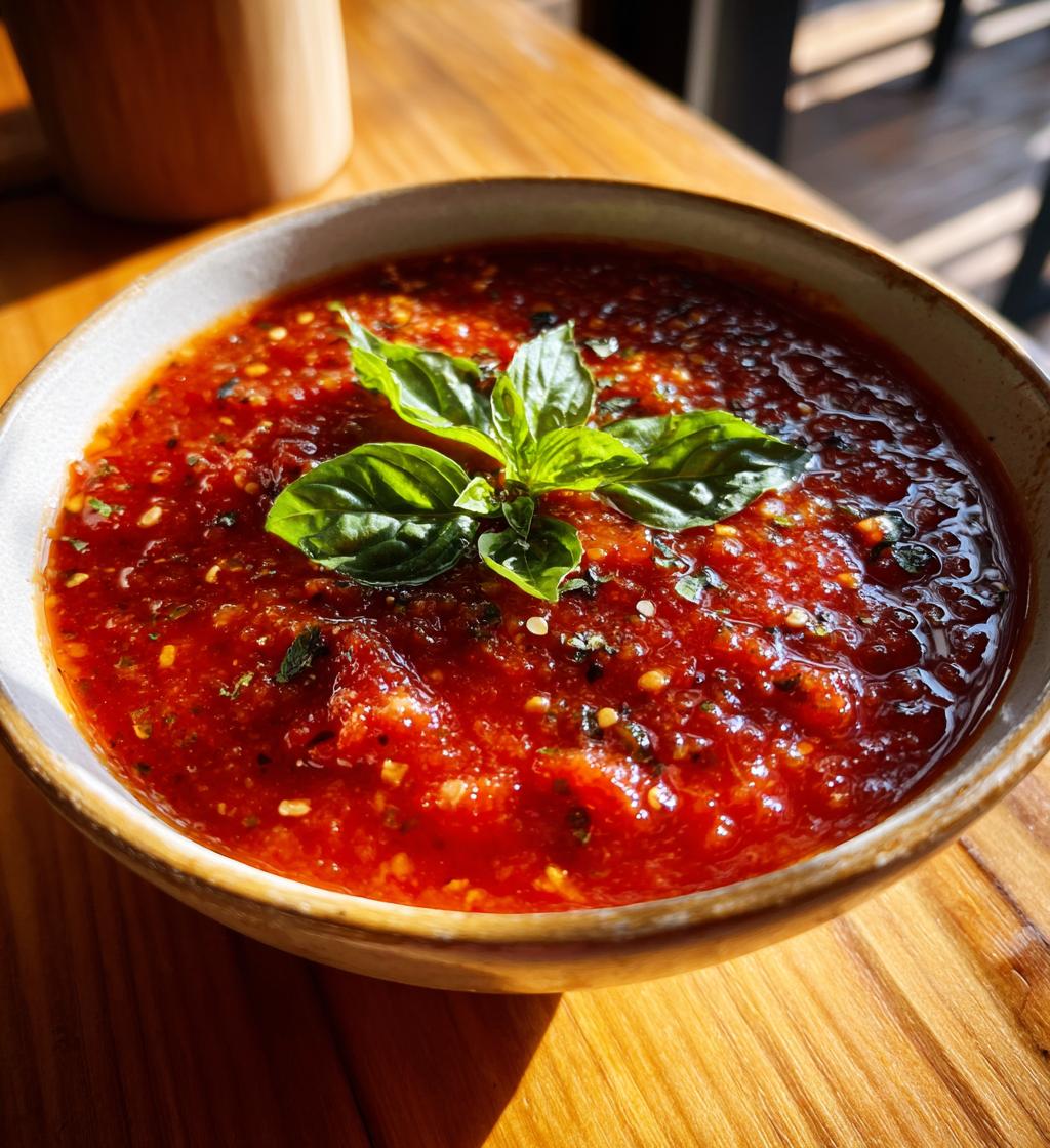 homemade marinara sauce