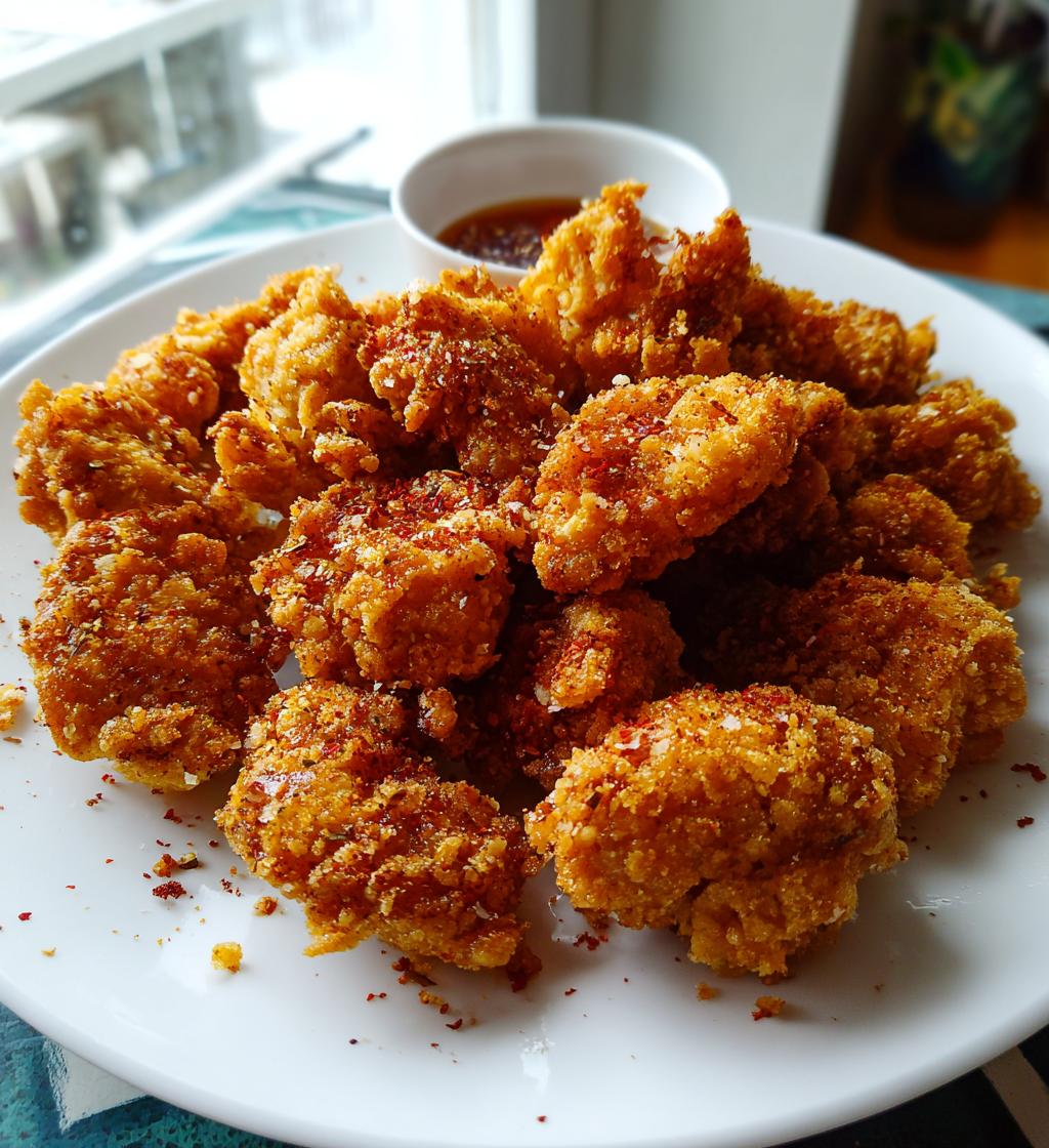 homemade popcorn chicken