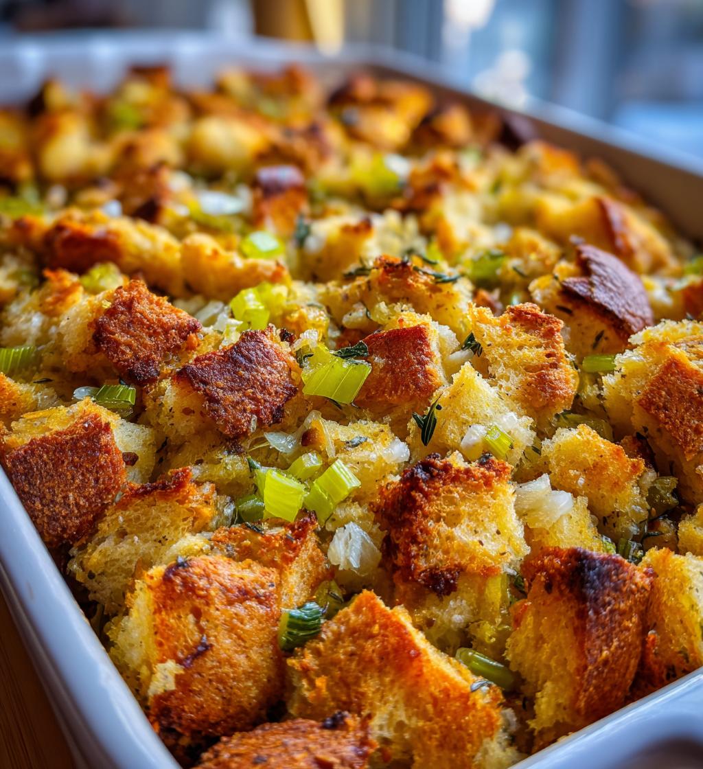 homemade thanksgiving stuffing