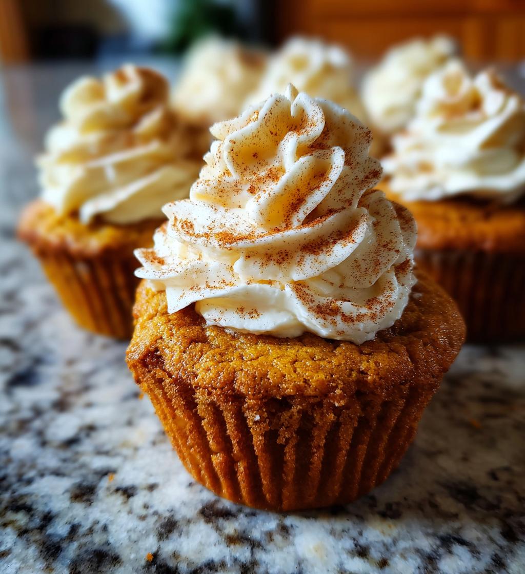 impossible pumpkin pie cupcakes