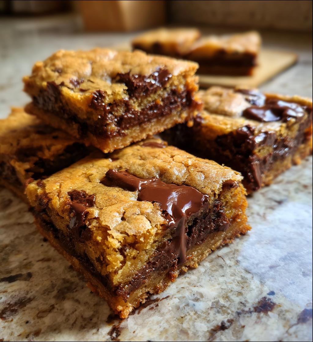 lazy chocolate chip cookie bars