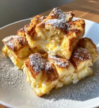 lemon cheesecake french toast casserole
